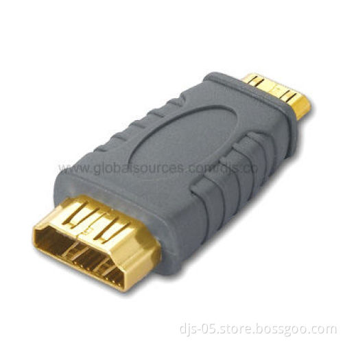 High Quality HDMI Female to Mini HDMI Male Adapter with Corrosion Resistant Connector, Easy to Use